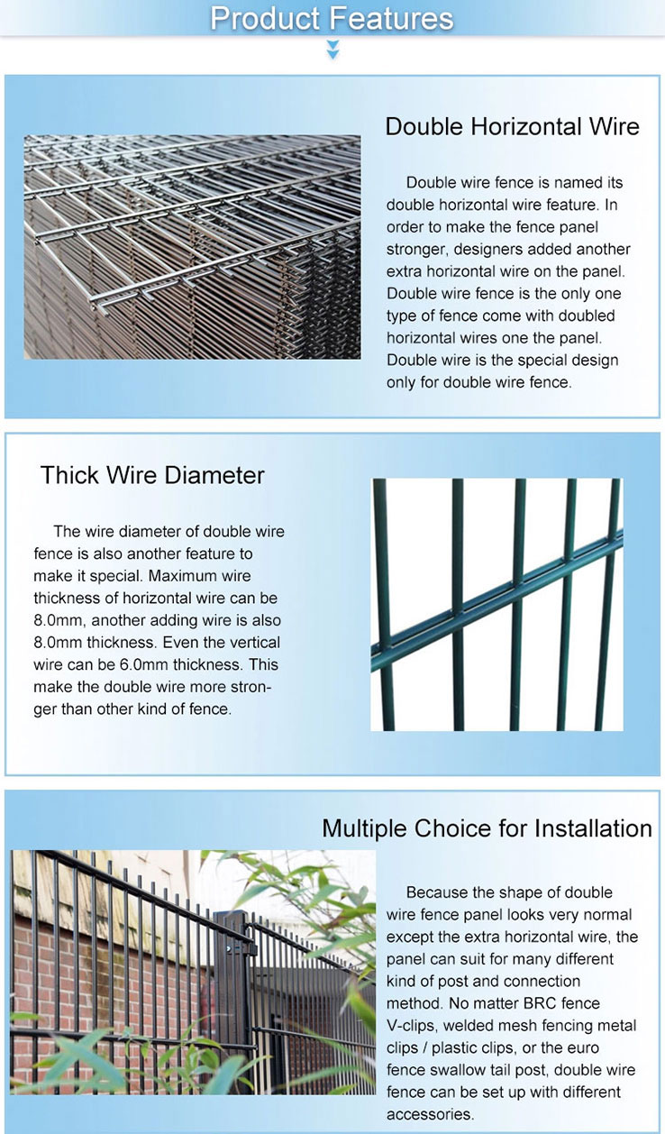 double wire panel